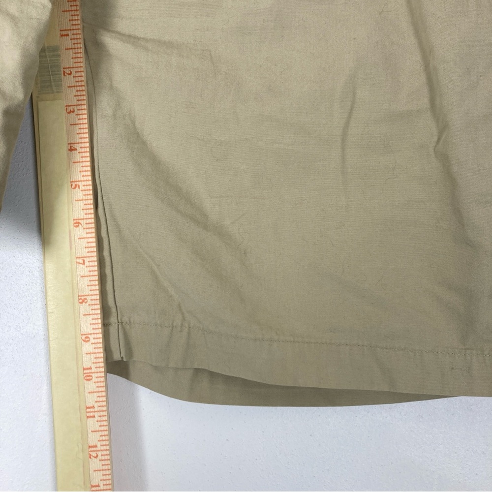 PATAGONIA Men’s 34 Stand Up Beige Organic Cotton Flat Front Shorts 9.5” Inseam - Picture 10 of 12